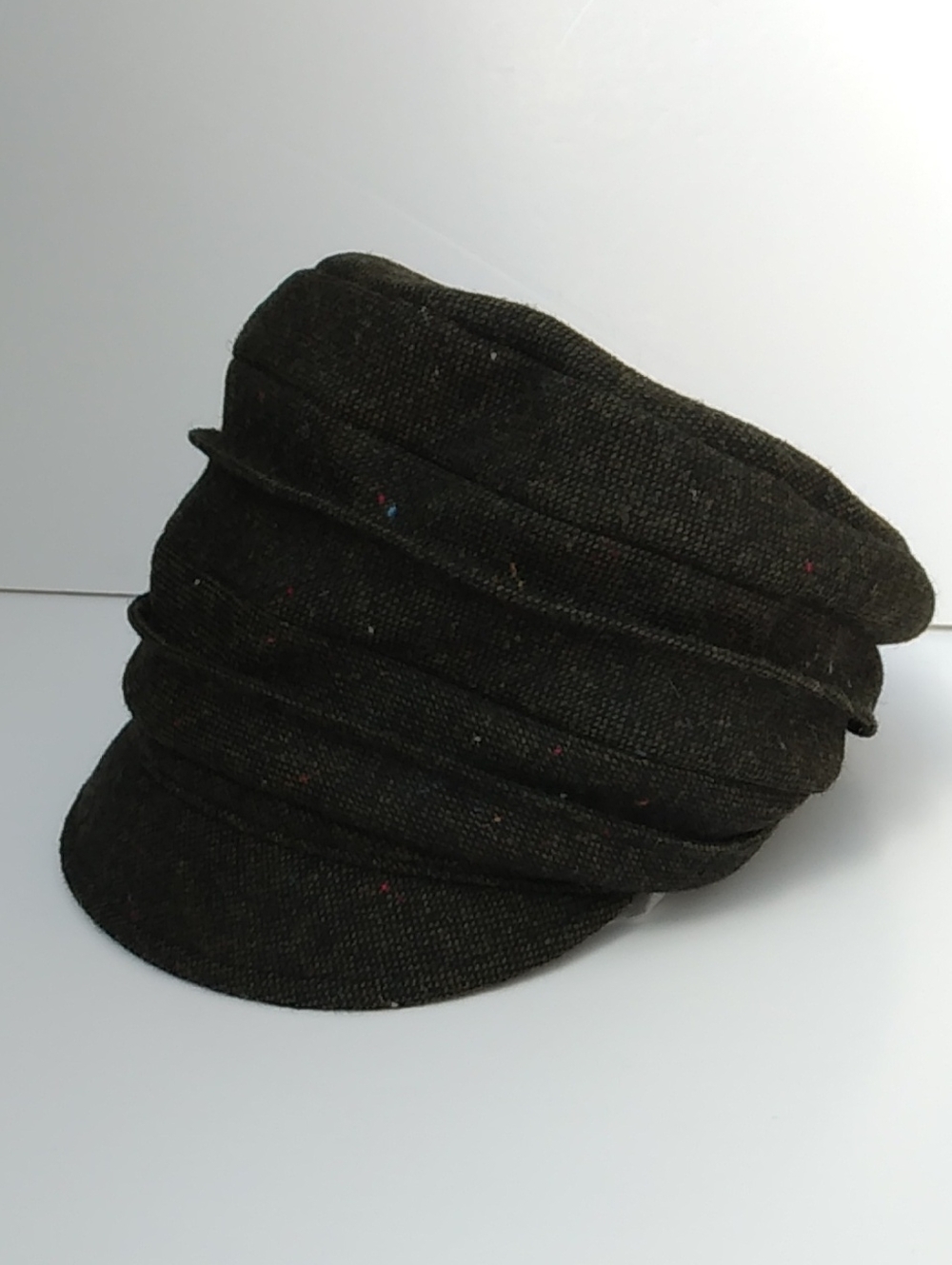 Barroness Ashley Vancouver Brown Twill Newsboy Cap